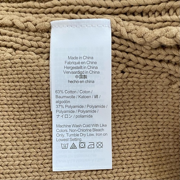 J CREW V Neck Cable-Knit Sweater Size XL - Picture 10 of 10